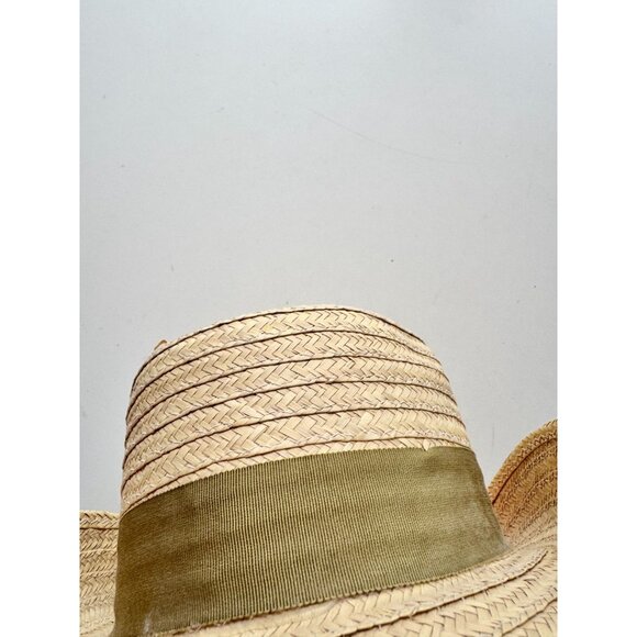 Vintage TOUCAN Straw Raffia Fake Fruit Embellished Gambler Hat, One Size - Picture 9 of 14